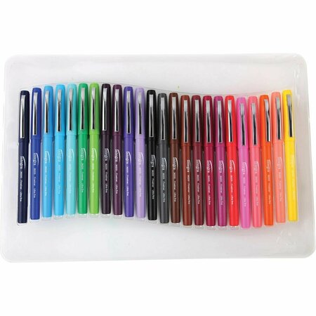 INTEGRAL Integra  0.7 mm Fineliner Ultra Fine Tip Marker Pen, 24PK IN465949